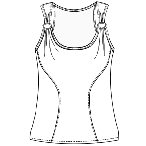 Fashion sewing patterns for LADIES T-Shirts T-Shirt 3047